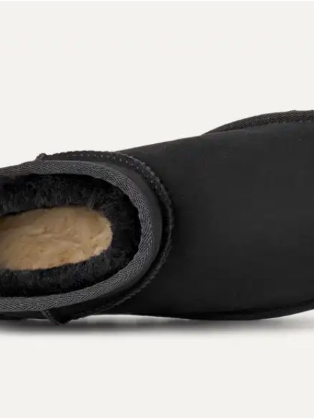 UGG Classic ultra Mini Ankle Booties in Black - Picture 2 of 7